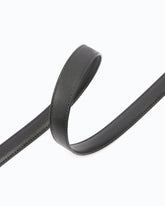 Schmaler Ledergürtel Love Birds Color-Block-Optik 2cm - Schwarz | Pinko