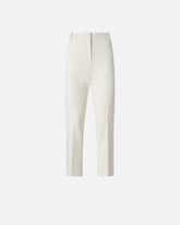 Cigarette trousers with pressed pleat - | Pinko