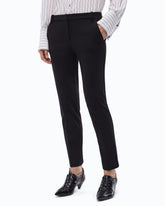 Cigarette trousers with pressed pleat - Black | Pinko