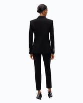 Long slim-fit trousers - Black | Pinko