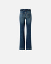 Dark jeans with belt and Love Birds buckle - | Pinko