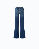Flared jeans with belt - | Pinko