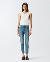 Skinny Jeans aus Stretch-Denim in Vintageoptik - | Pinko