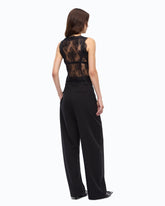 Floral Valenciennes lace vest - | Pinko
