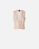 Valenciennes lace vest - | Pinko