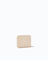 Square leather zip-around purse - | Pinko