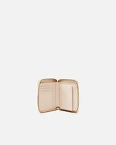 Square leather zip-around purse - | Pinko