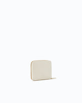Square leather zip-around purse - | Pinko