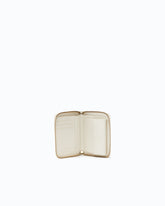 Square leather zip-around purse - | Pinko