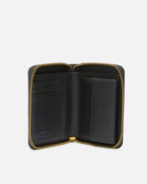 Quadratische Geldbörse aus Leder mit Rundumreißverschluss - | Pinko