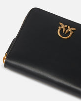 Square leather zip-around purse - | Pinko