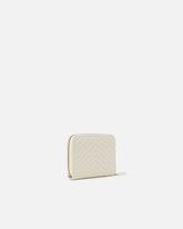 Square quilted nappa leather zip-around purse - | Pinko