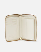 Square quilted nappa leather zip-around purse - | Pinko