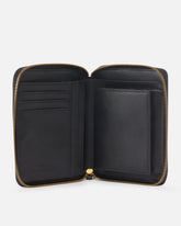 Square quilted nappa leather zip-around purse - | Pinko