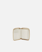 Square wallet in Monogram imprinted leather - | Pinko
