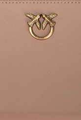 Zip-around leather purse - Beige | Pinko