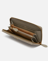 Geldbörse aus Leder mit Rundumreißverschluss - | Pinko