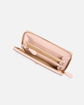 Zip-around leather purse - Pink | Pinko