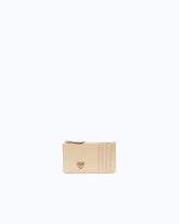 Zipped card holder - Beige | Pinko