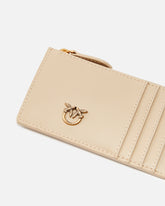 Zipped card holder - Beige | Pinko