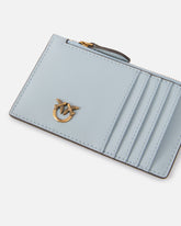 Zipped card holder - Light Blue | Pinko