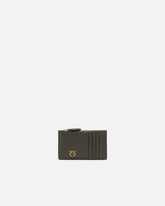 Zipped card holder - Grey | Pinko