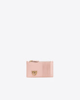 Kartenetui mit Reißverschluss - Rosa | Pinko