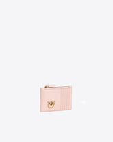 Kartenetui mit Reißverschluss - Rosa | Pinko
