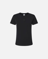 Kurzarm-T-Shirt mit Logostickerei - | Pinko