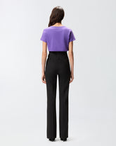 T-Shirt mit Love Birds-Stickerei - | Pinko