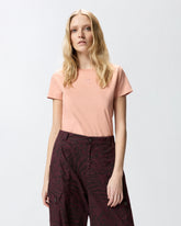 T-Shirt mit Logo Love Birds - Orange | Pinko