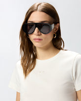 T-Shirt mit Logo Love Birds - | Pinko
