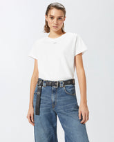 T-Shirt mit Mini-Logo PINKO - Weiß | Pinko