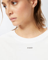 T-Shirt mit Mini-Logo PINKO - Weiß | Pinko