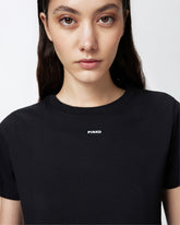 T-shirt with mini logo PINKO - Black | Pinko