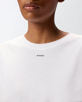 T-Shirt mit Logoprint - | Pinko