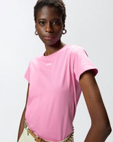 T-shirt with PINKO logo - Pink | Pinko