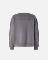Sweatshirt mit Maxi-Schmuckstickerei Love Birds - Grau | Pinko