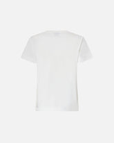 T-shirt with Love Birds jewel maxi embroidery - White | Pinko