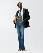 Jeans mit ausgestelltem Bein aus stretchigem Denim - | Pinko
