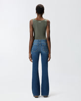 Jeans mit ausgestelltem Bein aus stretchigem Denim - | Pinko