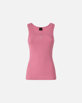 Vest top with Love Birds golden detail - Pink | Pinko