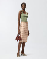 Vest top with Love Birds golden detail - | Pinko