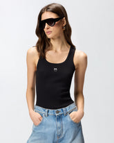 Vest top with Love Birds golden detail - | Pinko