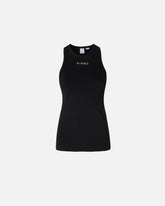 Geripptes Top mit Logo - | Pinko