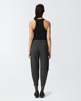 Ribbed camisole top with logo - | Pinko