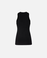 Ribbed camisole top with logo - | Pinko