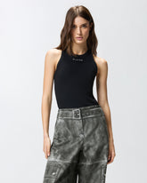 Geripptes Tanktop - | Pinko