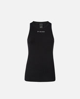 Ribbed vest top - | Pinko