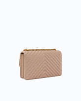 Medium shoulder bag Love Bag One Chevron - Beige | Pinko
